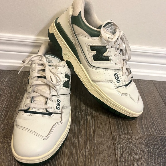 AIME LEON NEW BALANCE 550 - Green - Picture 2 of 4